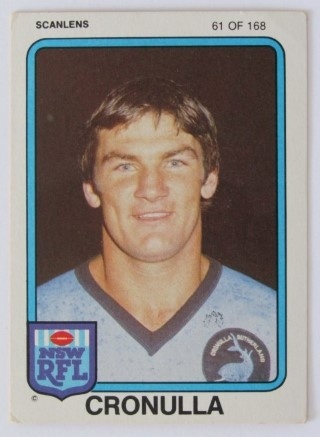 NRL - 1981 Scanlens - #061 Gavin Miller - Cronulla Sharks