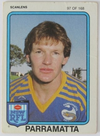 NRL - 1981 Scanlens - #097 Peter Wynn - Parramatta Eels