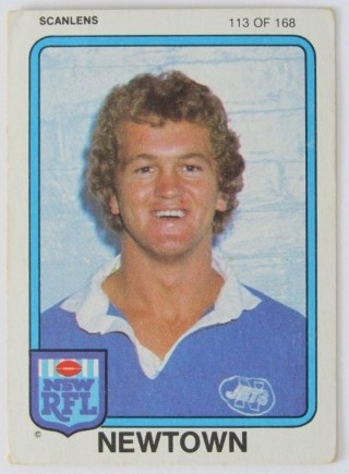 NRL - 1981 Scanlens - #113 Phil Sigsworth - Newtown Jets