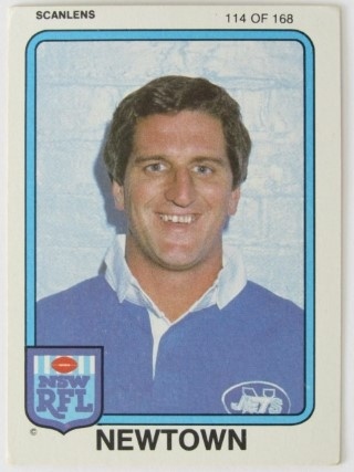 NRL - 1981 Scanlens - #114 Ken Wilson - Newtown Jets