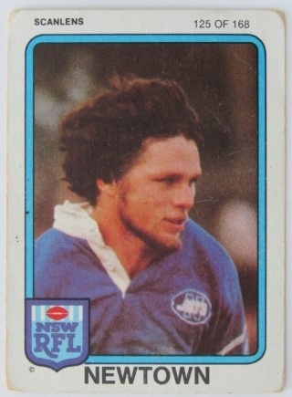 NRL - 1981 Scanlens - #125 Graeme O'Grady - Newtown Jets