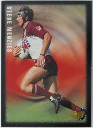 NRL - 1995 Dynamic Pizza Hut - #07 Steve Menzies PROMO - Many Sea Eagles