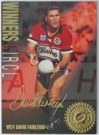 NRL - 1995 Dynamic Series 1 - Winners Circle #WC4 - David Fairleigh - North Sydney Bears