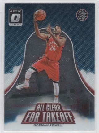 2017-18 Donruss Optic - All Clear for Takeoff #02 - Norman Powell - Toronto Raptors