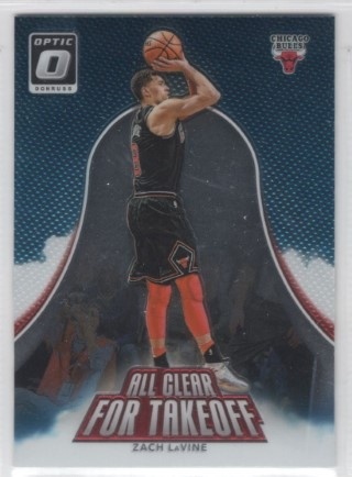 2017-18 Donruss Optic - All Clear for Takeoff #13 - Zach LaVine - Chicago Bulls