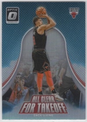 2017-18 Donruss Optic - All Clear for Takeoff Holo #13 - Zach LaVine - Chicago Bulls