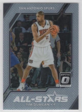 2017-18 Donruss Optic - All Stars Holo #20 - Tim Duncan - San Antonio Spurs