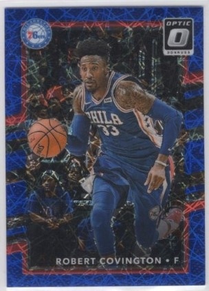 2017-18 Donruss Optic - Blue Velocity #111 - Robert Covington - Philadelphia 76ers