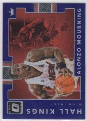 2017-18 Donruss Optic - Hall Kings Purple #24 - Alonzo Mourning - Miami Heat