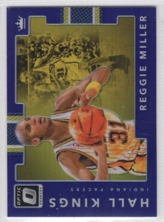 2017-18 Donruss Optic - Hall Kings Purple #25 - Reggie Miller - Indiana Pacers