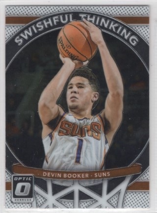 2017-18 Donruss Optic - Swishful Thinking #03 - Devin Booker - Phoenix Suns