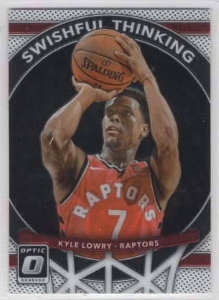 2017-18 Donruss Optic - Swishful Thinking #09 - Kyle Lowry - Toronto Raptors