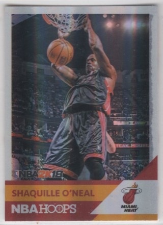 2017-18 Hoops - Shaquille O'Neal NBA2K18 #NNO - Shaquille O'Neal PROMO - Miami Heat