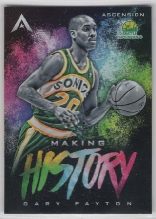 2017-18 Panini Ascension - Making History #MH31 - Gary Payton - Seattle Supersonics