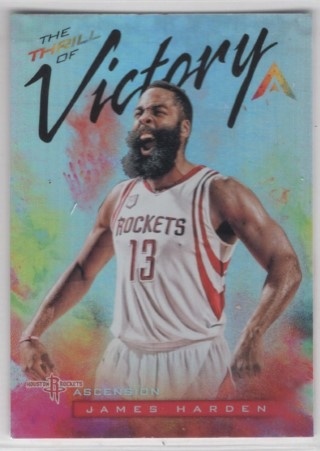 2017-18 Panini Ascension - The Thrill of Victory #TOV04 - James Harden - Houston Rockets