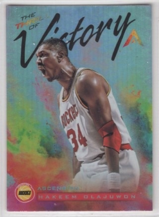 2017-18 Panini Ascension - The Thrill of Victory #TOV20 - Hakeem Olajuwon - Houston Rockets
