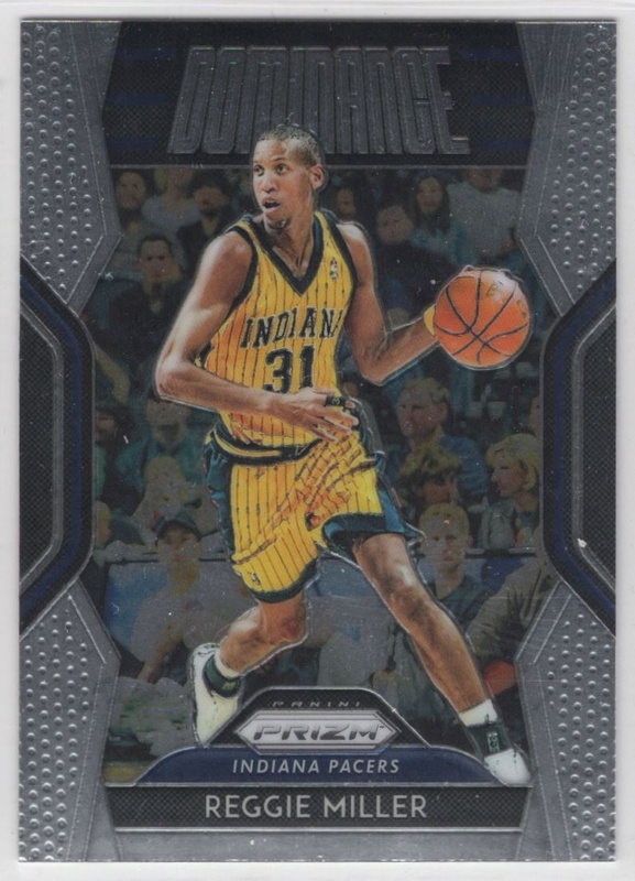 2018-19 Panini Prizm - Dominance #01 - Reggie Miller - Indiana Pacers