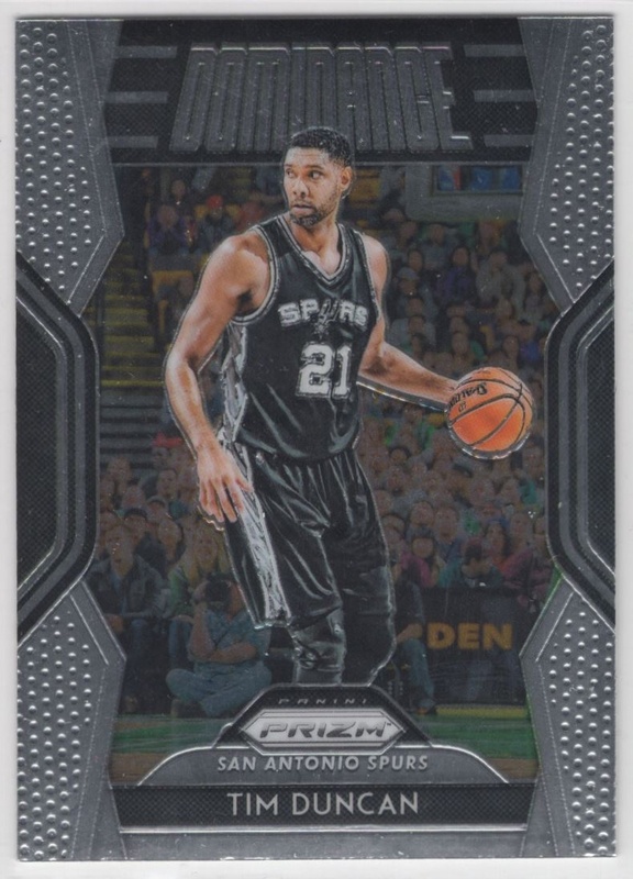 2018-19 Panini Prizm - Dominance #27 - Tim Duncan - San Antonio Spurs