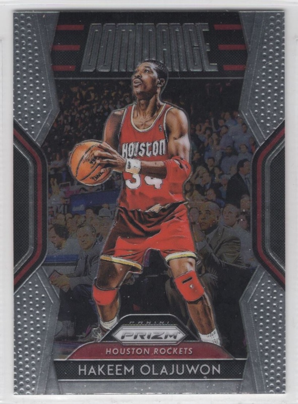 2018-19 Panini Prizm - Dominance #22 - Hakeem Olajuwon - Houston Rockets