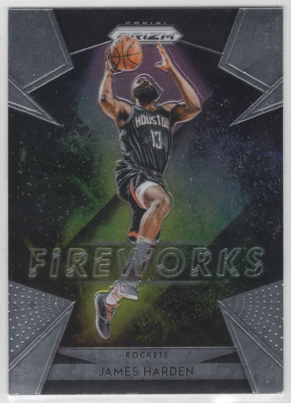 2018-19 Panini Prizm - Fireworks #05 - James Harden - Houston Rockets