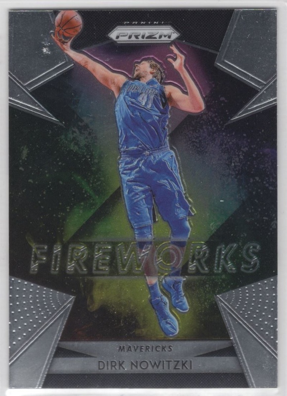 2018-19 Panini Prizm - Fireworks #29 - Dirk Nowitzki - Dallas Mavericks