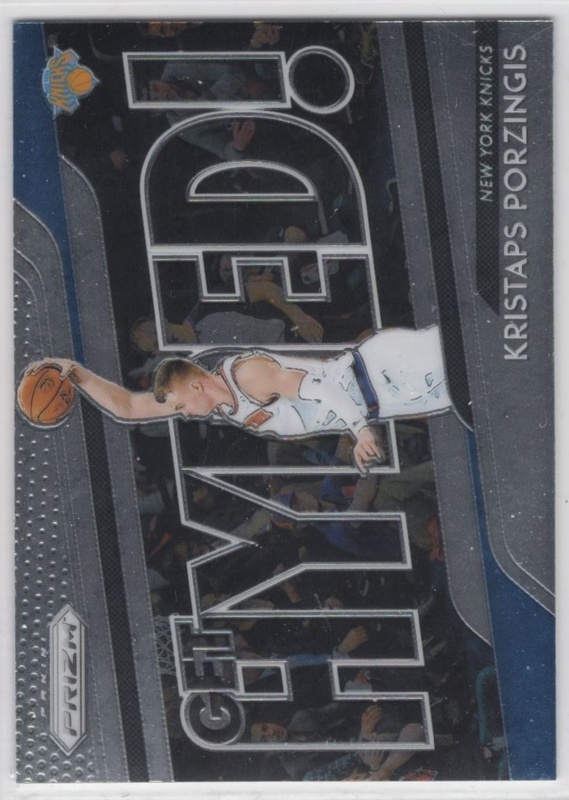 2018-19 Panini Prizm - Get Hyped! #03 - Kristaps Porzingis - New York Knicks