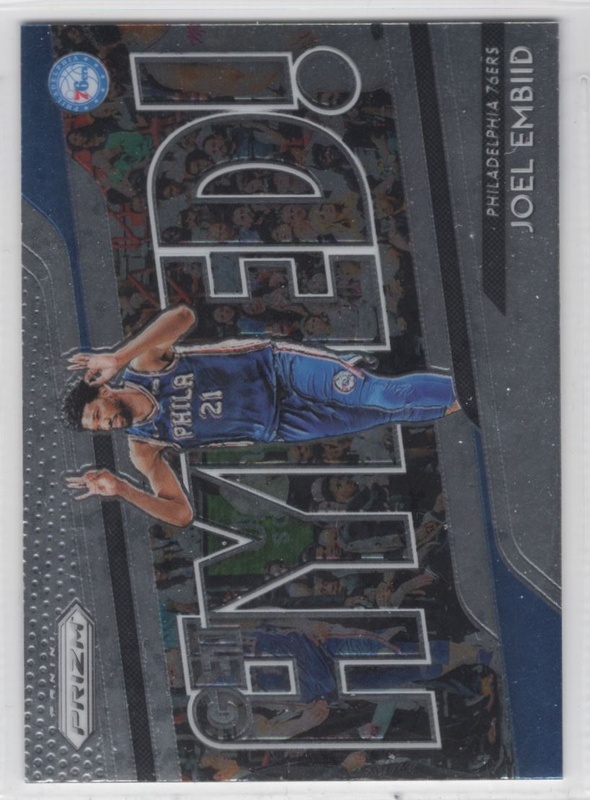 2018-19 Panini Prizm - Get Hyped! #05 - Joel Embiid - Philadelphia 76ers