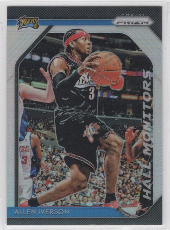2018-19 Panini Prizm - Hall Monitors Silver #08 - Allen Iverson - Philadelphia 76ers