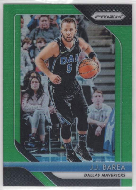 2018-19 Panini Prizm - Prizm Green #270 - J.J. Barea - Dallas Mavericks