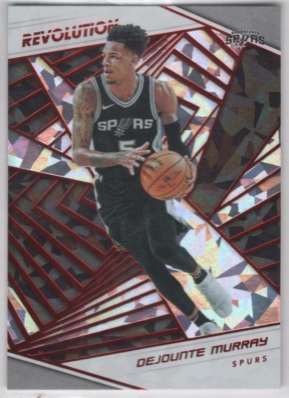 2018-19 Panini Revolution - Chinese New Year #087 - Dejounte Murray - San Antonio Spurs