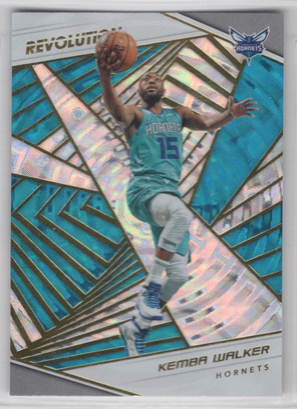 2018-19 Panini Revolution - Fractal #004 - Kemba Walker - Charlotte Hornets