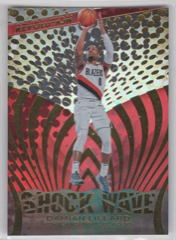 2018-19 Panini Revolution - Shock Wave #19 - Damian Lillard - Portland Trail Blazers