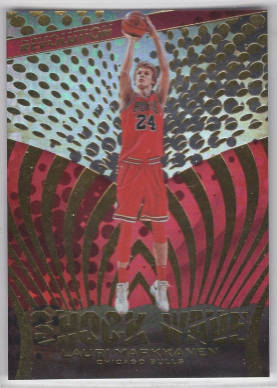 2018-19 Panini Revolution - Shock Wave #22 - Lauri Markkanen - Chicago Bulls