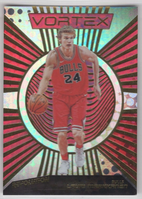 2018-19 Panini Revolution - Vortex #13 - Lauri Markkanen - Chicago Bulls