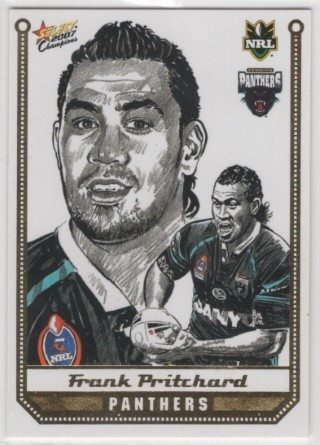 NRL - 2007 Select Champions - Sketch Cards #SK22 - Frank Pritchard - Penrith Panthers