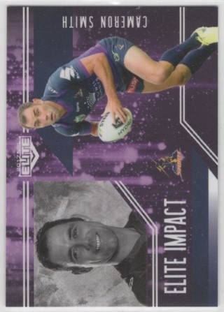 NRL - 2017 Elite - Elite Impact #EI28 - Cameron Smith - Melbourne Storm