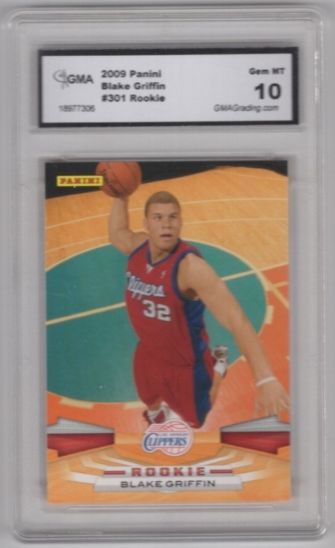 GRADED - 2009-10 Panini - #301 Blake Griffin ROOKIE - GMA 10 - LA Clippers