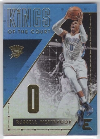 2017-18 Panini Essentials - Kings of the Court #KC-15 - Russell Westbrook - OKC Thunder