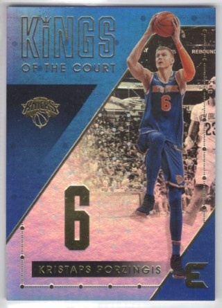 2017-18 Panini Essentials - Kings of the Court #KC-25 - Kristaps Porzingis - New York Knicks