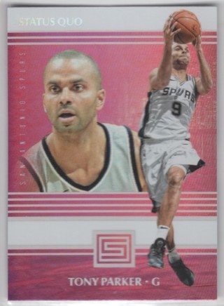 2017-18 Panini Status - Status Quo #08 - Tony Parker - San Antonio Spurs
