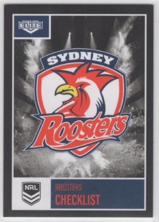 NRL - 2022 Elite - Sydney Roosters - Base Cards (Team Set)