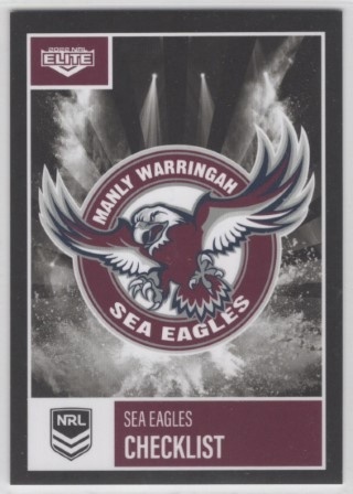 NRL - 2022 Elite - Manly Sea Eagles - Base Cards (Team Set)