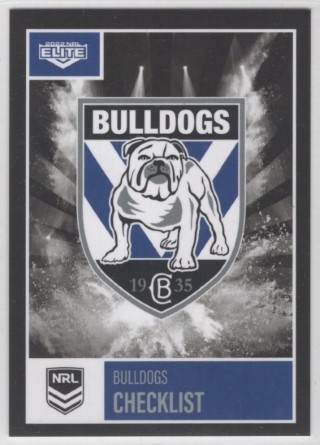 NRL - 2022 Elite - Canterbury Bulldogs - Base Cards (Team Set)