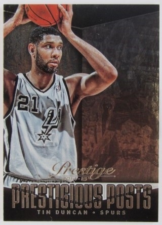 2014-15 Prestige Plus - Prestigious Posts #06 - Tim Duncan - San Antonio Spurs