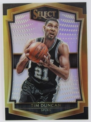 2015-16 Select - Prizm Silver #110 - Tim Duncan - San Antonio Spurs