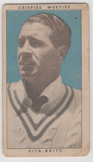 CRICKET - Weeties 1948 Leading Cricketers - #32 Ernie Toshack - New South Wales