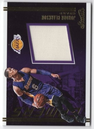 2016-17 Studio - Gamers Memorabilia #09 - Jordan Clarkson MEM - LA Lakers