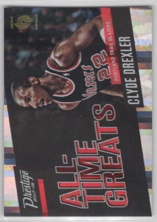 2017-18 Prestige - All Time Greats Horizon #18 - Clyde Drexler - Portland Trail Blazers