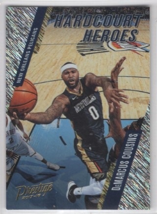 2017-18 Prestige - Hardcourt Heroes Rain #18 - DeMarcus Cousins - New Orleans Pelicans