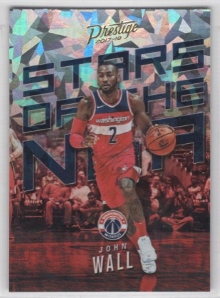 2017-18 Prestige - Stars of the NBA Crystal #13 - John Wall - Washington Wizards